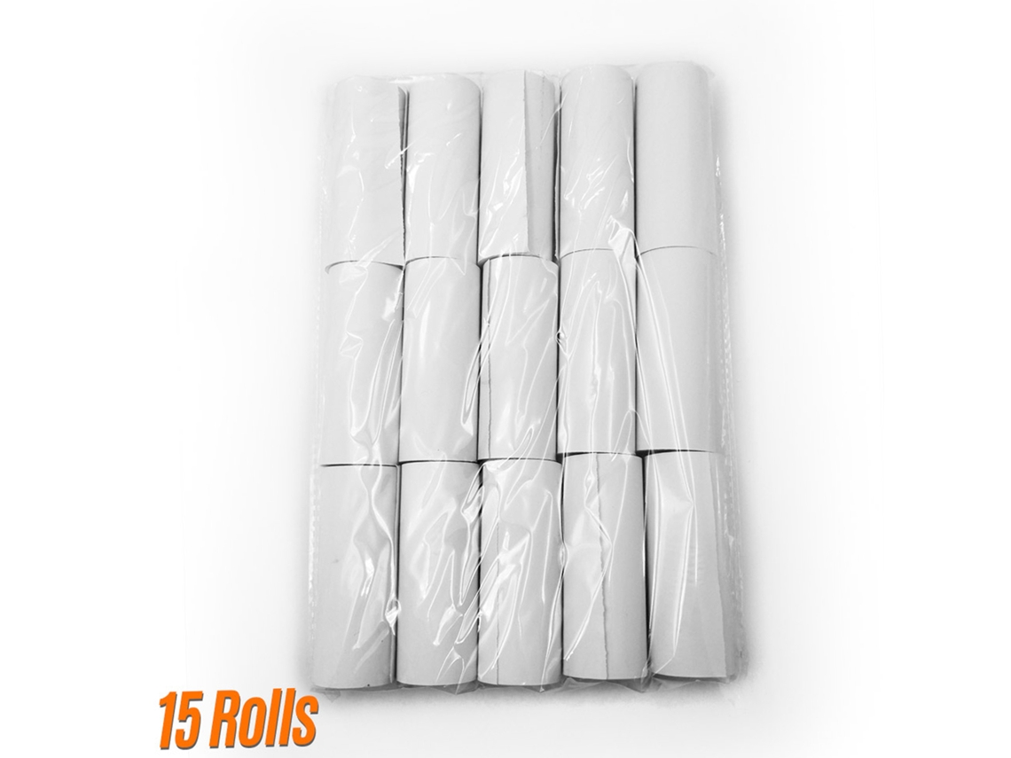Rolos de Papel Térmico 80x30mm para Impressora POS, 15 Rolos, Papel de Recibo para Supermercado