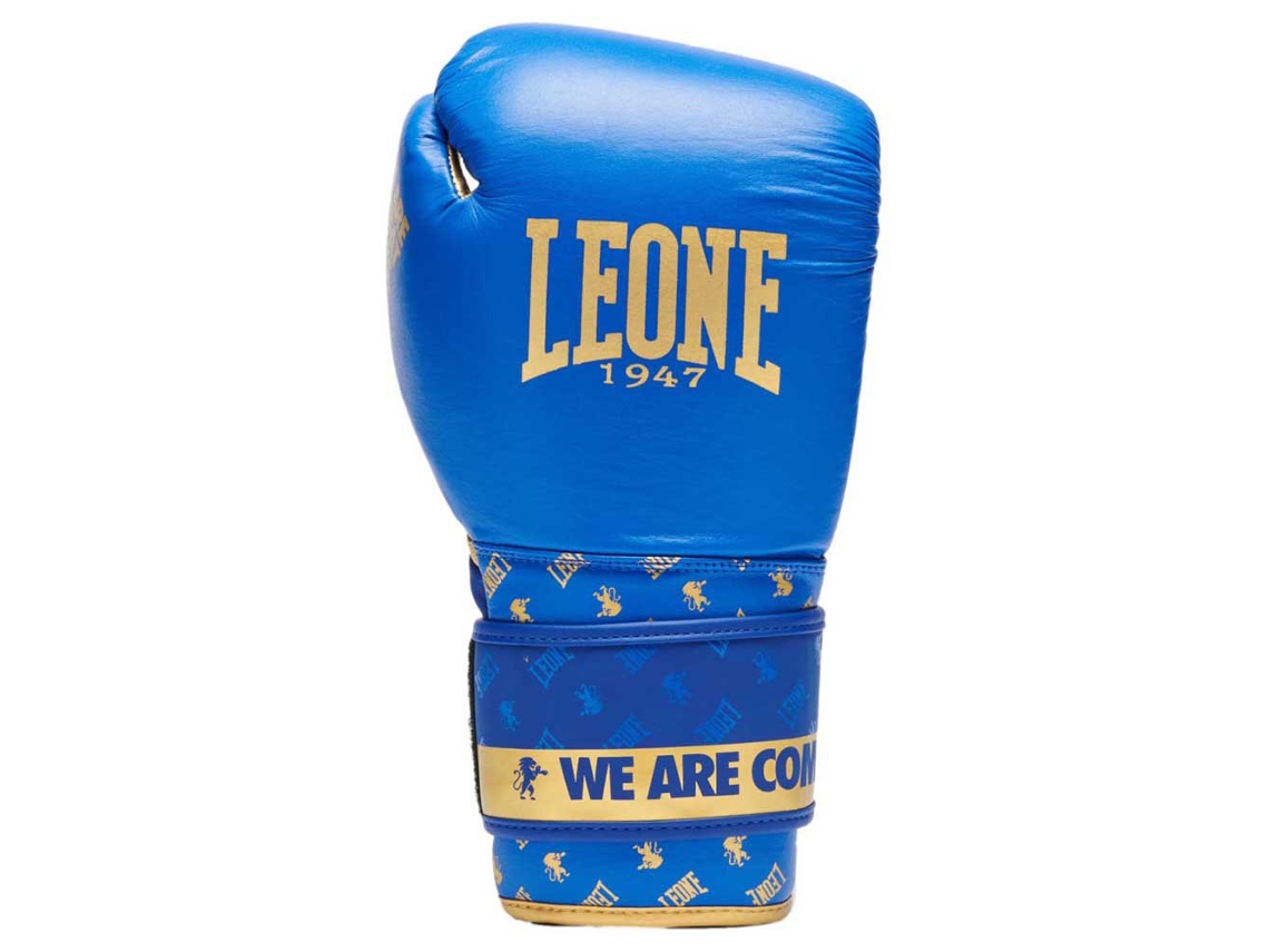 Luvas de Boxe de Couro Artificial Dna Azul 14 Ozleone1947