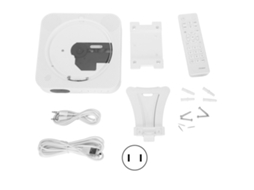 Reprodutor de Cd de Parede LAXISCREED com Controle Remoto e Bluetooth