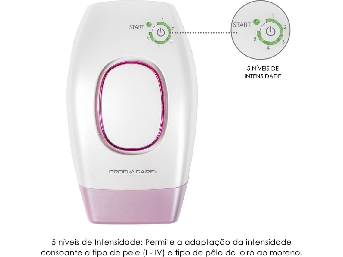 Depiladora Luz Pulsada PROFICARE 3024 IPL Multi zonas