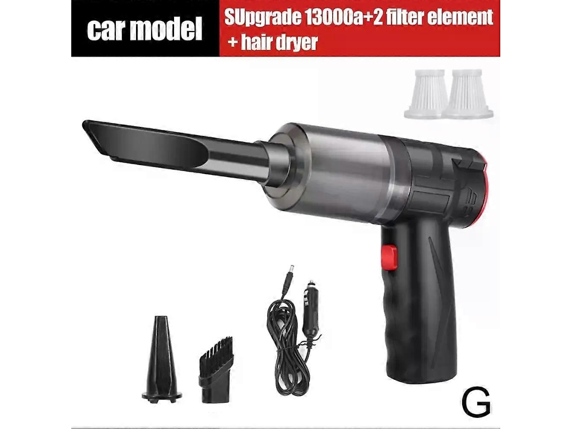 Aspirador De Pó Sem Fio Para Carro 2 Em 1, 16000pa, 150w, Soprador, Mini Aspirador De Pó Portátil, Para Carro E Casa, Uso Duplo, Aquaforge