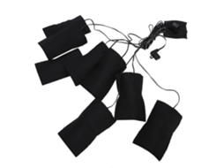 Almofada de Aquecimento para Colete Usb Hurrise Almofada de Aquecimento Elétrico Usb 3 Equipamentos À Prova D'Água para Roupas Colete Jaqueta