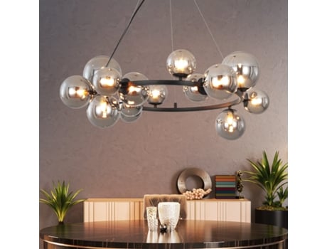 Candeeiro Suspenso Para Mesa De Jantar Candeeiro Suspenso Para Sala De Estar Candeeiro Suspenso 14 Lâmpadas G9 Nettlife