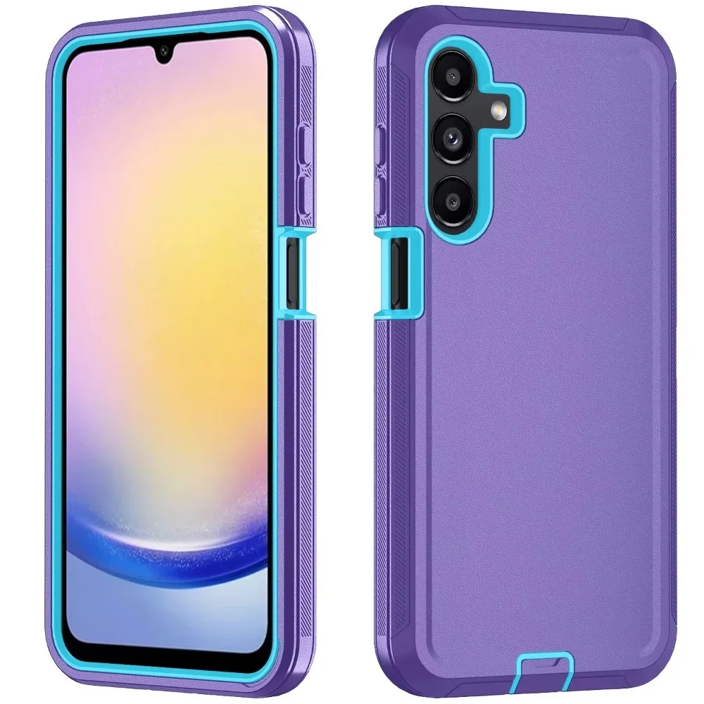 (roxo Claro, Galaxy A34 5g) Capa Protetora Para Celular Samsung Com Clipe.