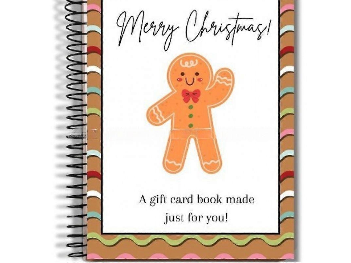 Caderno De Natal Divertidos, Espiral De Feliz, De Presentes De Do Papai Noel, Materiais De Escritório