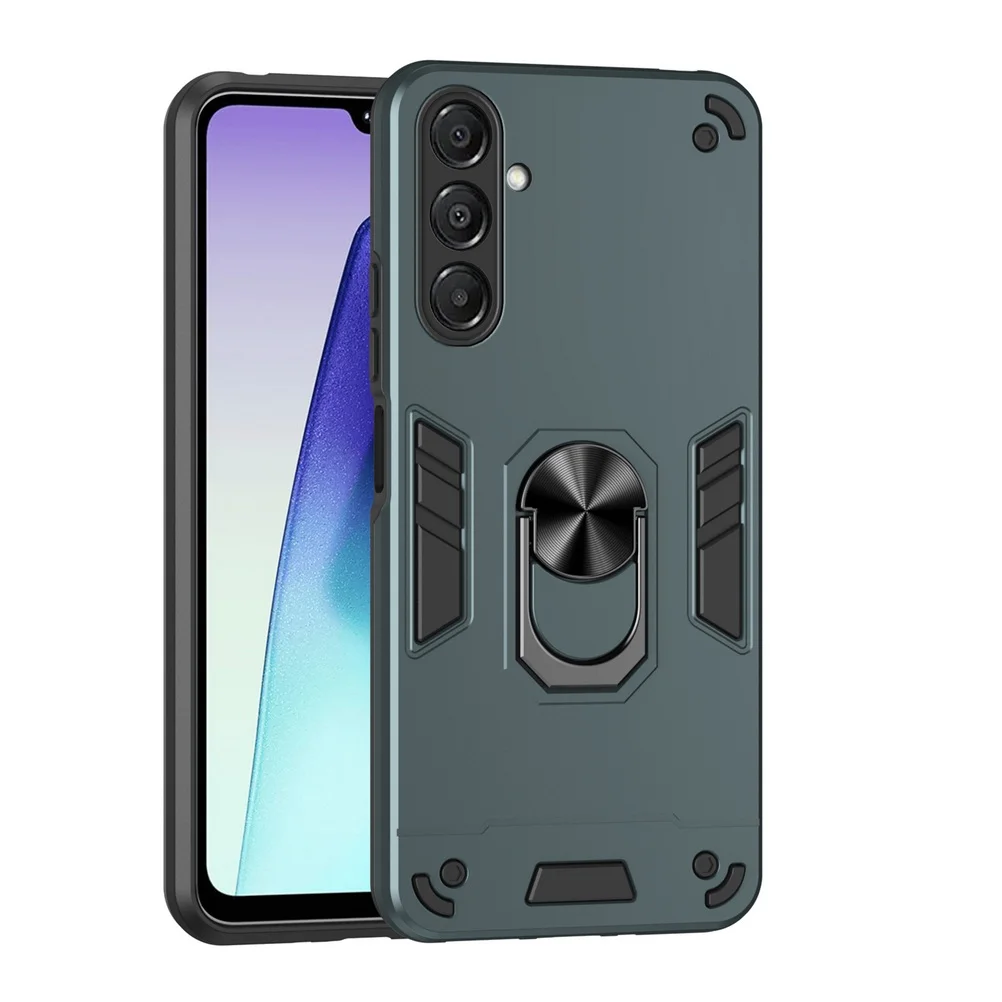 (verde, Galaxy A04e) Capa Resistente Para Celular Com Suporte De Anel E Proteção Contra Quedas.