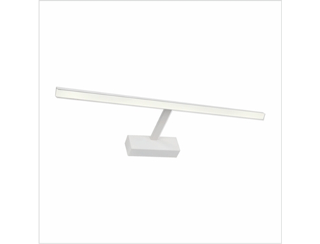 Aplique Led para Iluminar Quadros Espelhos Murais Estilo Tradicional 14W Luz Quente 3000K Branco Acetinado Articulado. 60Cm PAPUQ