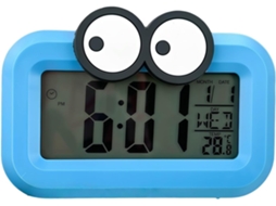 Despertador Digital, Relógio De Mesa Elétrico A Bateria Com Hora, Luz Noturna, Temperatura