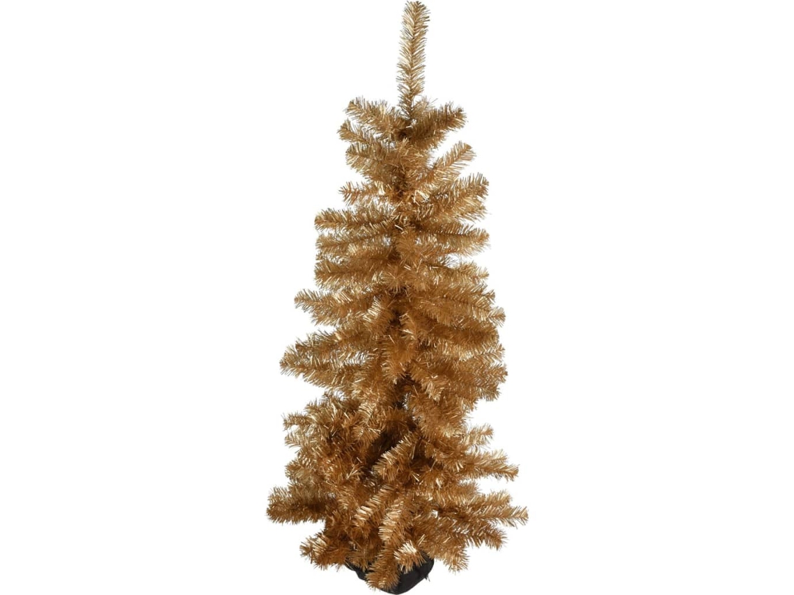 Árvore natal artificial AMBIANCE Ouro Poly-vinyl (120 cm)