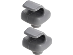 Kit Com 2 Presilhas Extensoras Para Quebra-sol De Plástico Para Carro, Fáceis De Remover