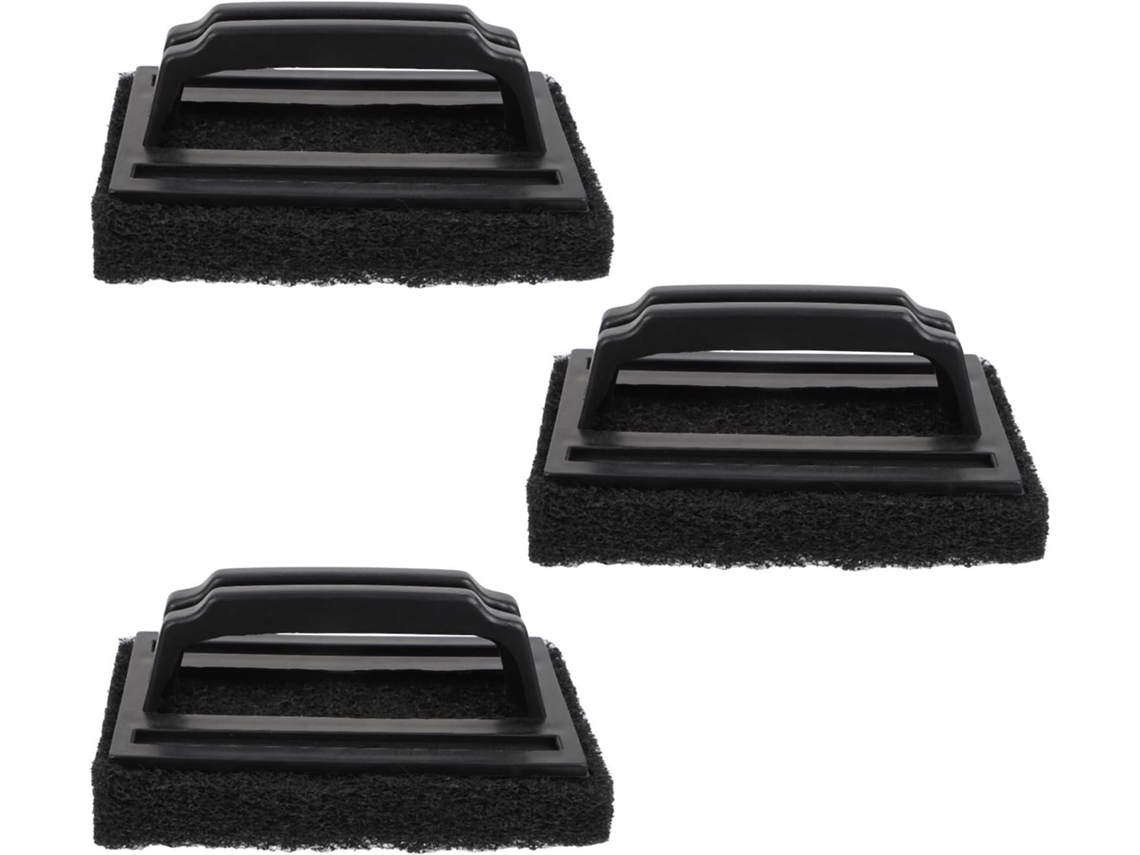 Escova De Limpeza Para Grelha De Churrasco Em Esponja Pp, Kit Com 3