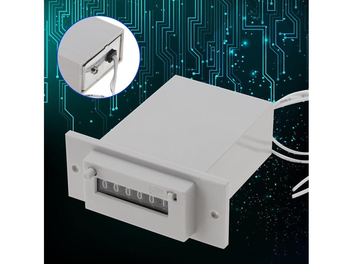 Contador Electromagnético De Pulso De 6 Dígitos Csk6-ykw Ac110v/ac220v/dc24v