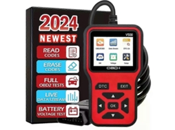 Ferramenta Diagnóstica Do Varredor Obd2 Do Carro, Tensão E Verificador Do Código De Falha Do Motor, Carregando A Ferramenta Diagnóstica V500