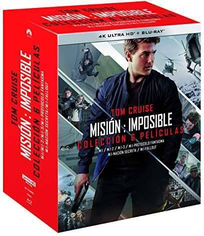 Pack colección Misión Imposible - 6 películas - Blu-Ray - Brad Bird - Brian  De Palma - Christopher McQuarrie - J. J. Abrams - John Woo - Tom Cruise