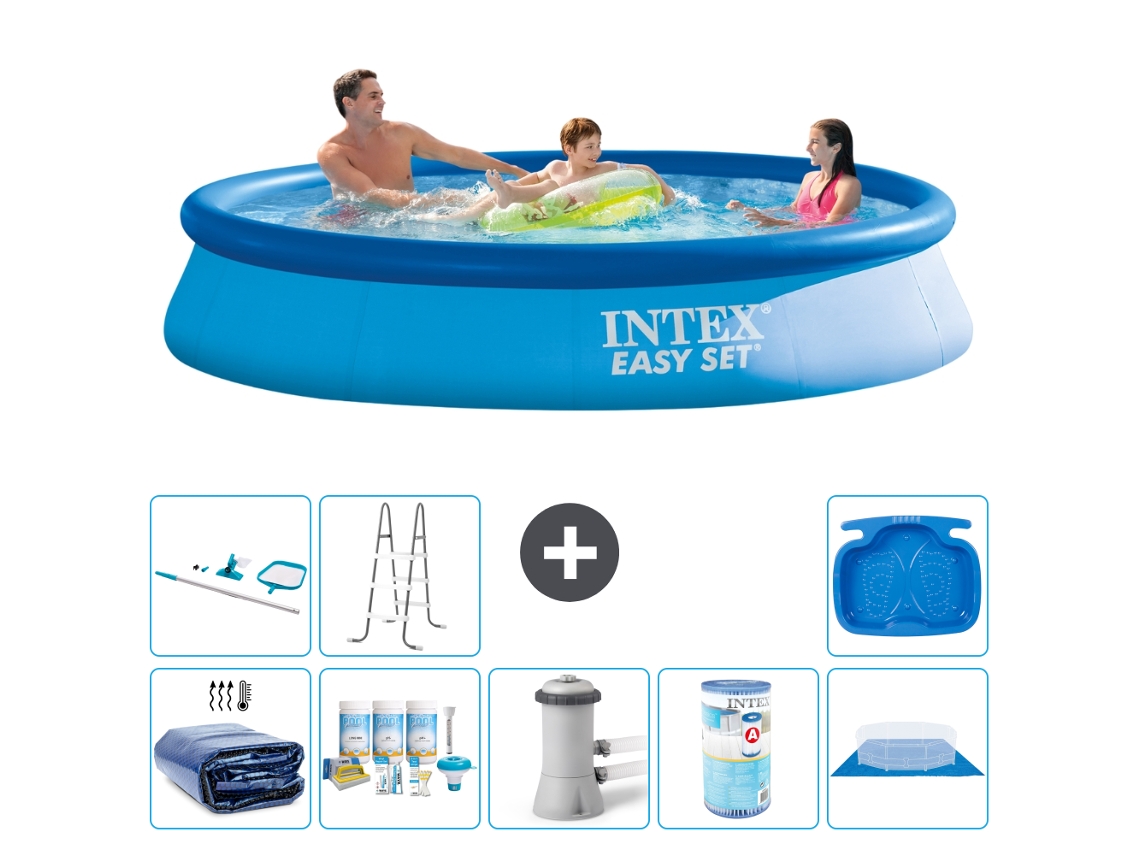 Intex Piscina Easy Set Redonda - 366x76 Cm - 9-peças S30621