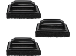 Escova De Limpeza Para Grelha De Churrasco Em Esponja Pp, Kit Com 3