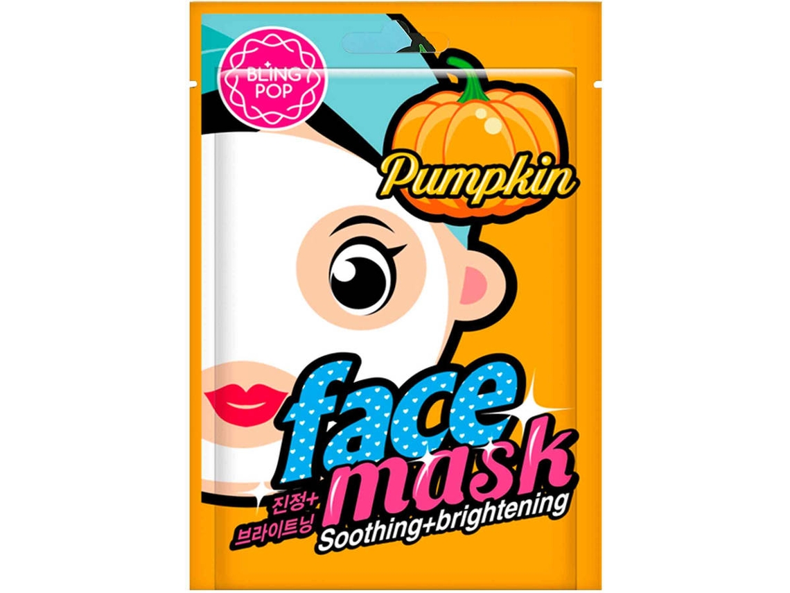 Máscara de Rosto BLING POP com Abóbora - Suavizar e Luminosidade (20 ml)
