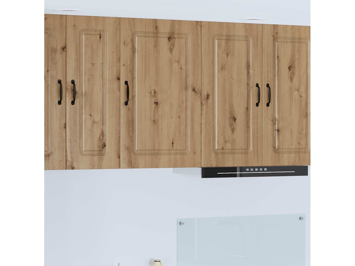 Vidaxl Painel De Lava-louça Kalmar Carvalho Artesanal 80 X 31 X 80 Cm