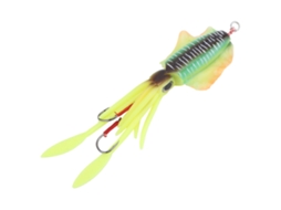 Isca de Lula Uv Luminosa Amarelo Verde