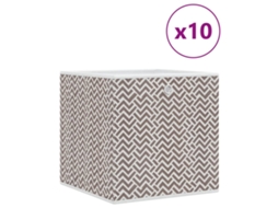 Foldable Storage Box, Foldable Storage Boxes Vidaxl Marrom Tecido Não Tecido (n/a)
