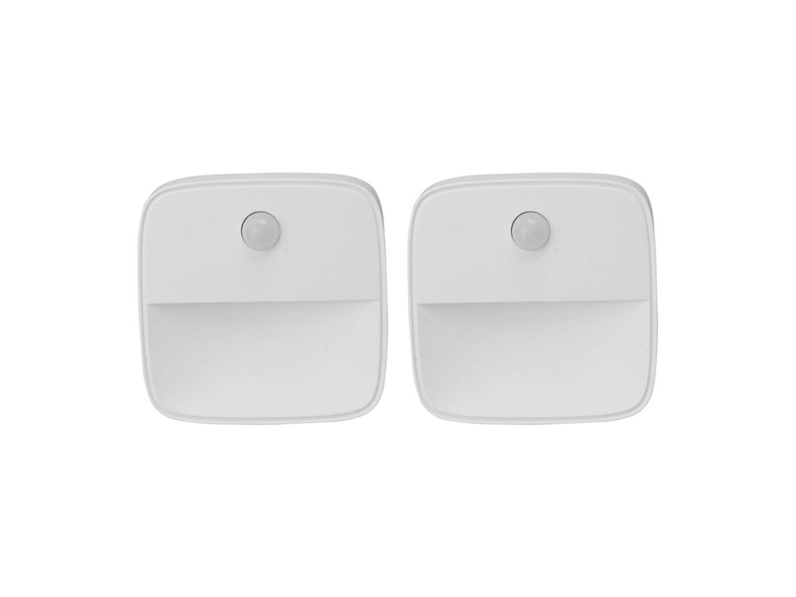 Rebe-2 Peças De Luz Noturna Led Com Sensor De Movimento Branco Quente Para Quarto Cozinha Plugue