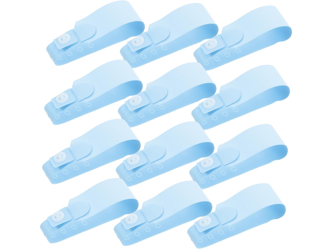 Minkissy 100-unidades De Pulseiras Hospitalares Descartáveis, Graváveis E Impermeáveis Para Segurança De Recém Nascidos