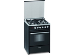 Fogão MEIRELES E 610 BL NAT (55 L - Gás Natural - Preto)