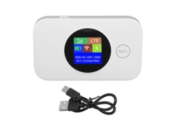 Wifi Portátil Roteador Mifi Veicular Portátil EOOCOO (tela Colorida 4g, Inserção de Cartão Sim)
