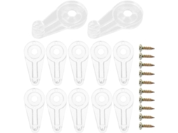 Clips Para Painel De Vidro Armário Sherchpry, 50 Unidades, Com Parafus