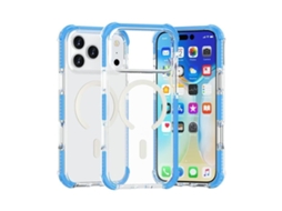 Capa De Acrílico Transparente À Prova De Choque Para Iphone 17 Pro - Magnética - Magsafe