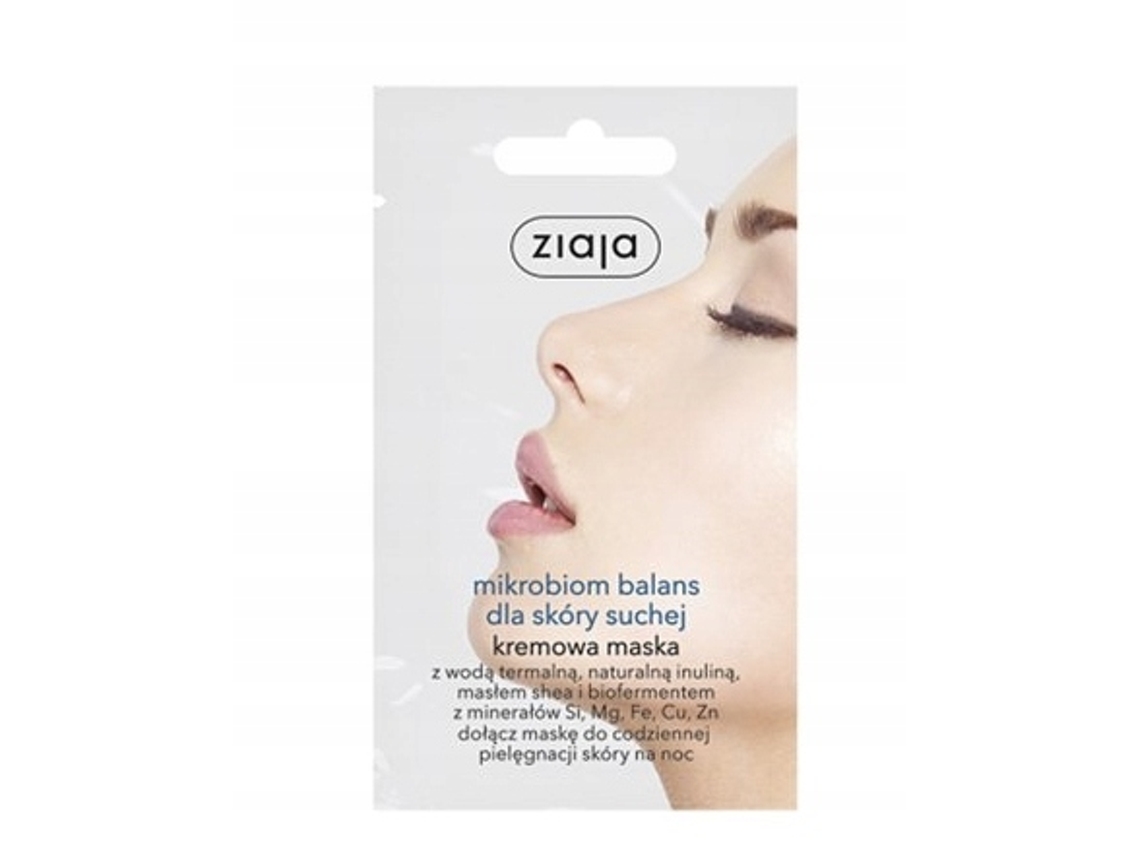 Máscara Ziaja Micobioma Balance Para O Rosto, 7 Ml, Hidratante