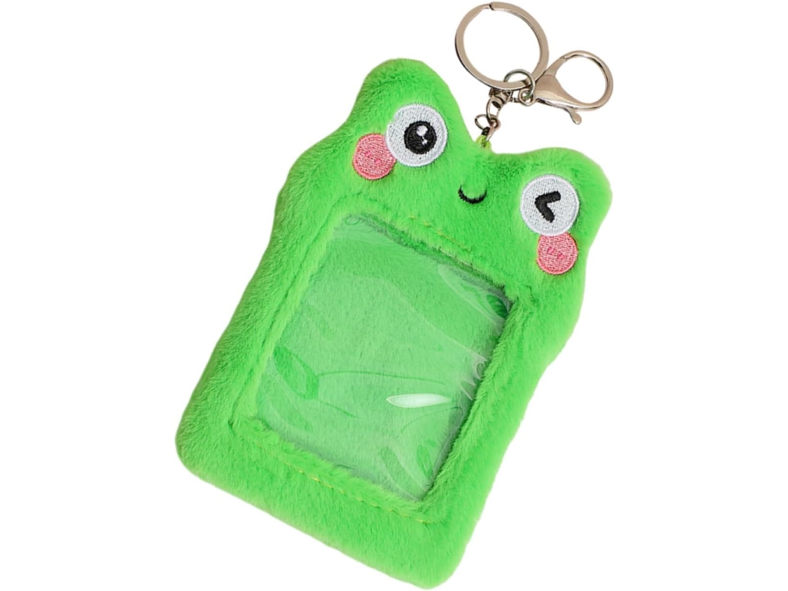 Conjunto De Cartões Com Desenho De Sapo, Porta-chaves E Pequenos Porta-cartões De Crédito.