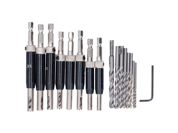 Laxiscreed Kit De Abridores De Furos Para Dobradiças, 17 Peças Para Marcenaria