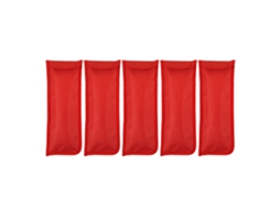 5pcs Bolsa Para Clavos De Tienda De Campaña Resistente A Punzantes Bolsa De Almacenamiento Para Tiendas De Campaña Rojo