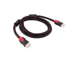 Cabo Hdmi Hd 1080p V1.4 De Alta Qualidade Com 2 Anéis Magnéticos De 1,5/3 Metros Para Lcd Hdtv Ps4