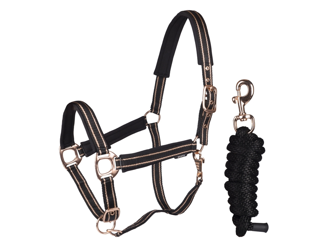 Conjunto de Cabresto e Corda de Chumbo para Cavalo HORKA Deluxe