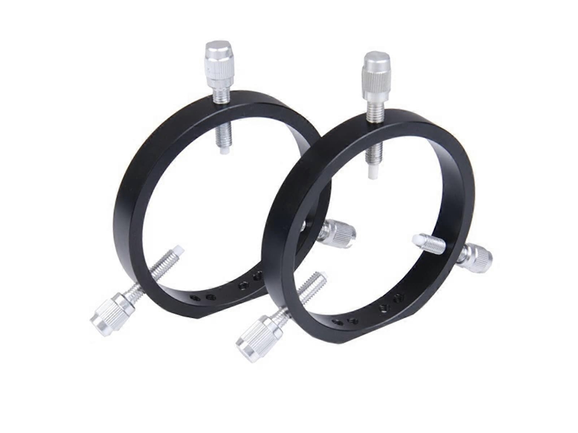 Conjunto de 6 Anéis Guia para Telescópio Astronômico 70mm, 80mm, 90mm, 102mm, 115mm, 127mm e 152mm , Perfeito BRILVIBERA (102mm S7925)