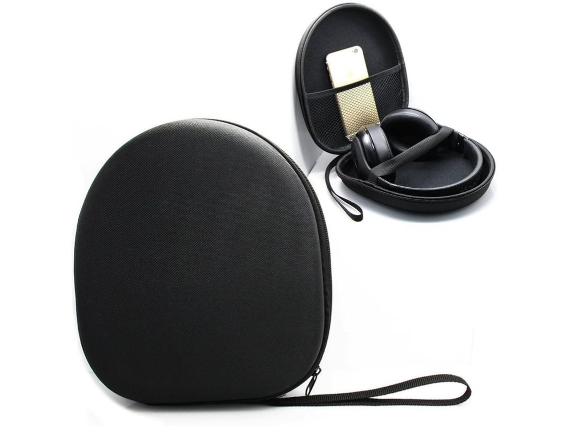 2026 estuche para Auriculares Universal Negro Nylon 21cm X 19cm X 6cm Con Cordón