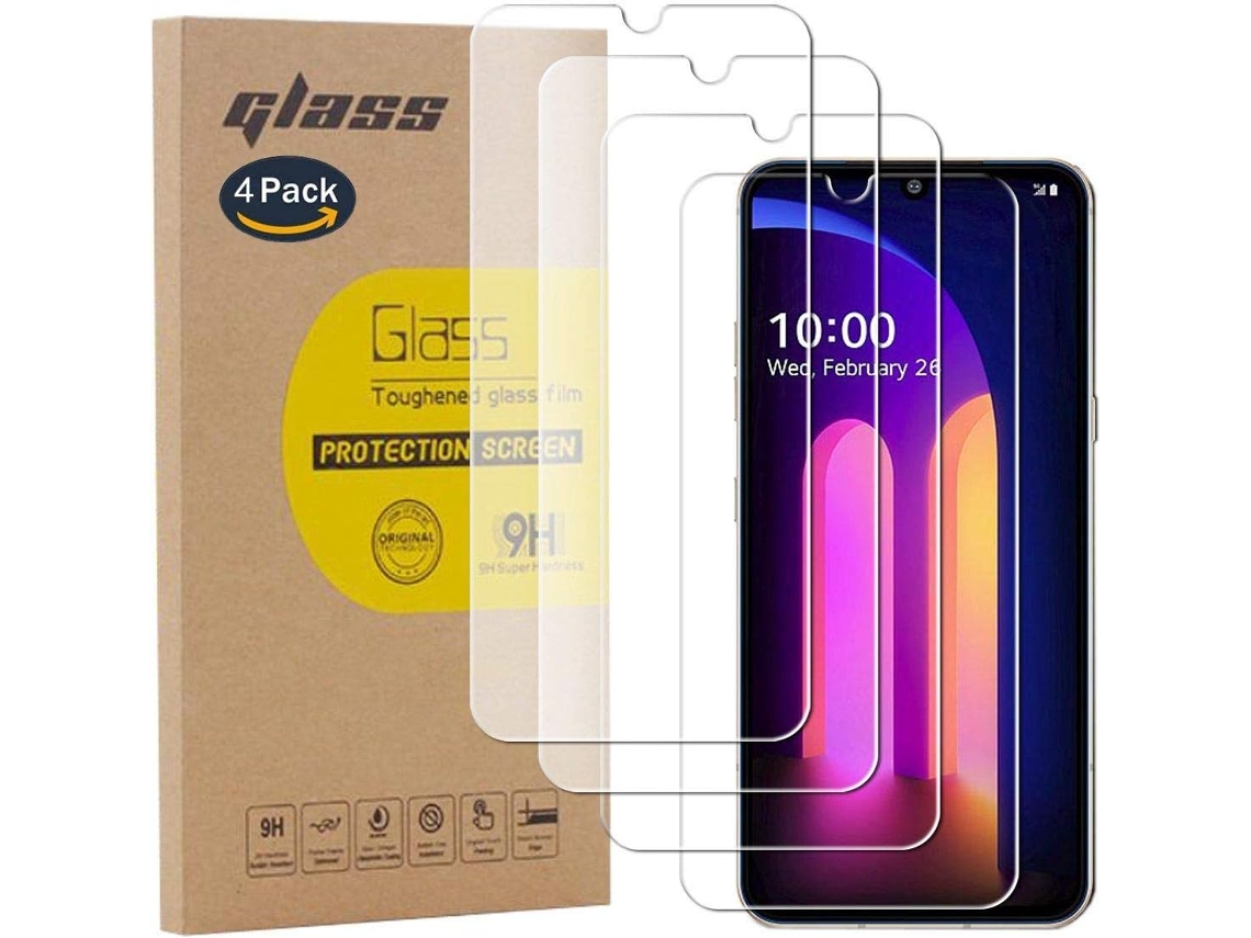 Conjunto de Películas de Ecrã Filme Alta Transparência Super Sem para Lg V60 Thinq 5G HONGWE. (4un)