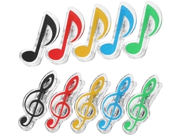 20 Pinos de Partituras Simples, Leves e Duráveis, Em Abs, Ideais Segurar Piano Book Pages