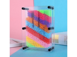 Mali placa de Arte de Pinos 3d Colorida para Crianças com Modelo de Mão Brinquedo e Decoração