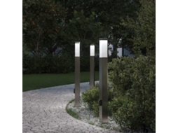 Vidaxl Luminárias De Balizador Com Tomada, 3 Peças, 80 Cm, Aço Inoxidável, Ip44
