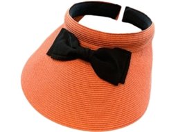 Chapéu De Praia Feminino Vazio - Chapéu De Sol - Laranja, Laranja, Tamanho Único