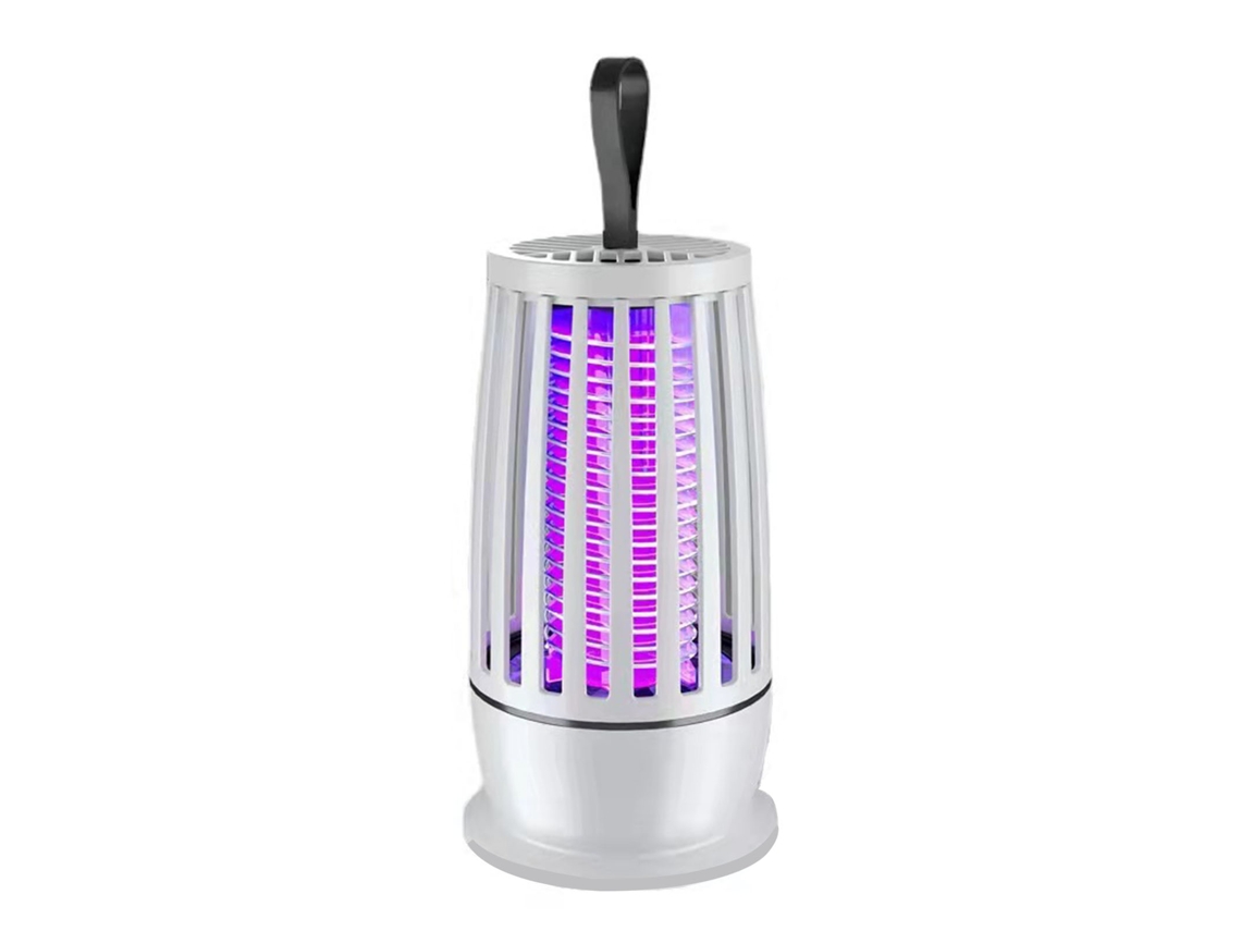 Armadilha Elétrica para Insetos Usb Luz Led Uva Mata Mosquitos Indoor Outdoor Branco | S/MARCA
