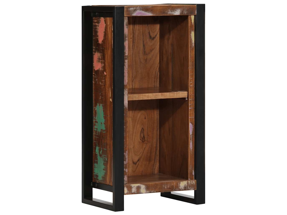 Vidaxl Mesa De Cabeceira 40x30x80 Cm Madeira Recuperada Maciça