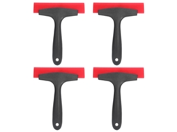 Kit De 4 Ferramentas De Raspagem E Squeegee Abs Para Tinta De Janelas, Espelhos E Telhas