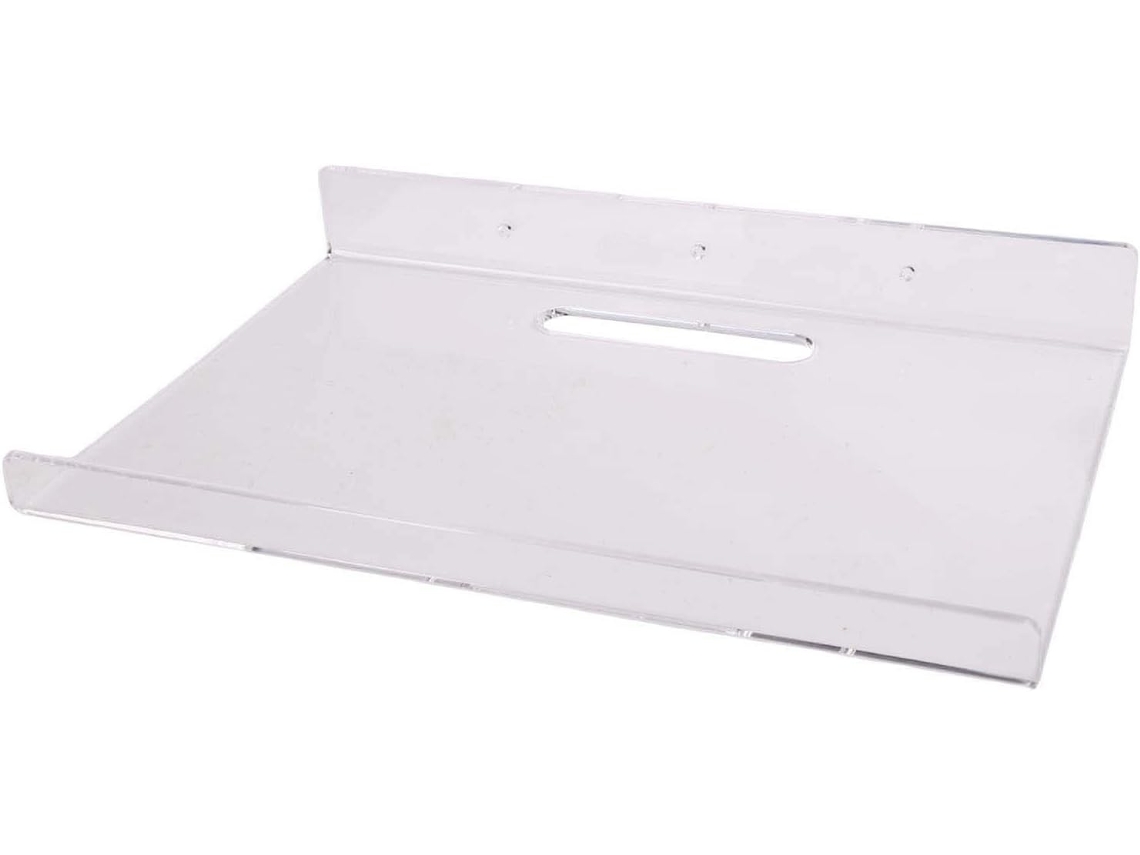 Prateleira De Parede Em Acrílico, Sem Furos, Flutuante, Para Organização De Sala Estar, Banheiro E Cozinha 30x 20x 4cm