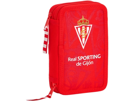 Estojo SPORTING DE GIJÓN Duplo (12.5x19.5x4cm)