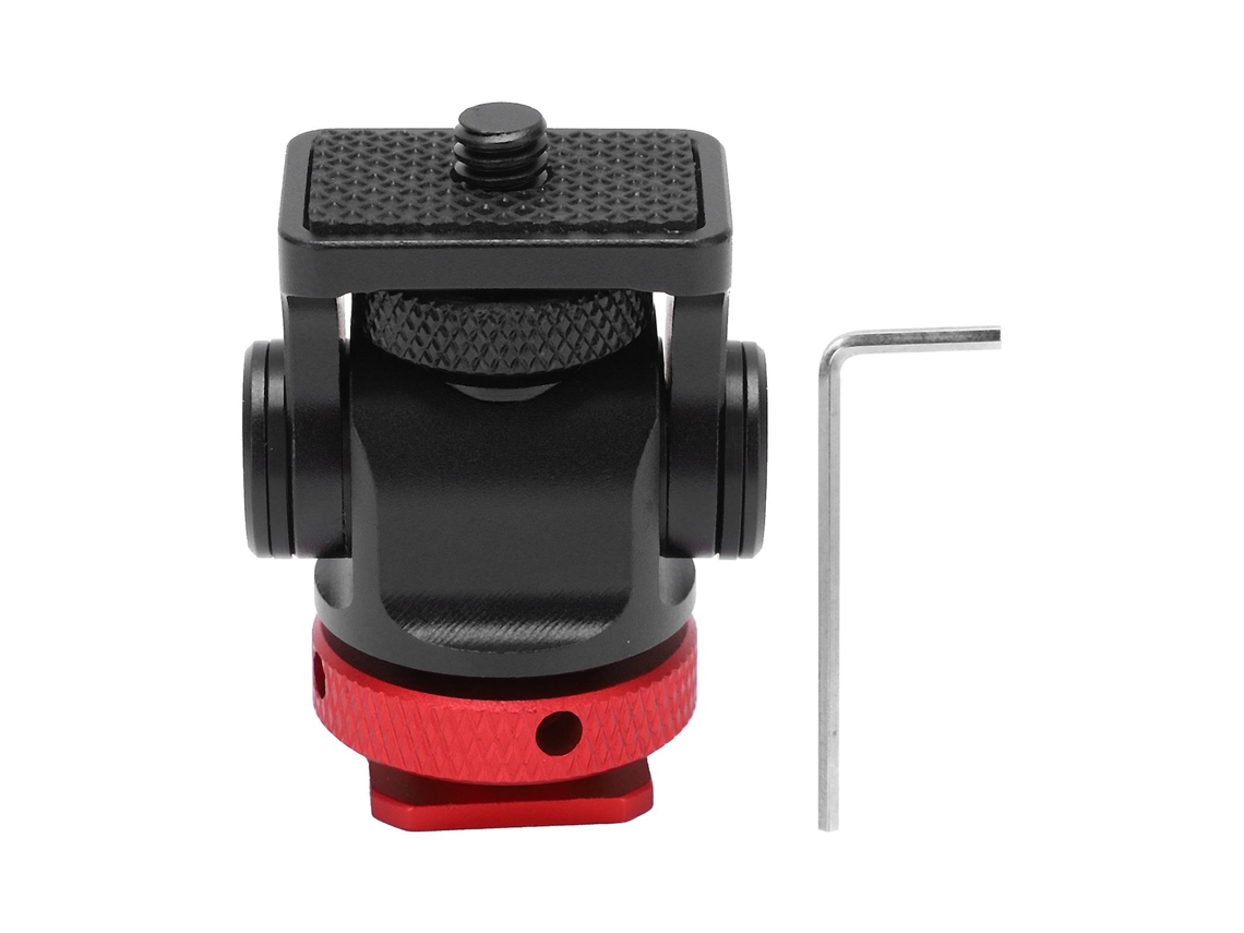 Mini Tripé AQUAFORGE com Cabeça Esférica, Rosca 1/4" e Adaptador Sapata