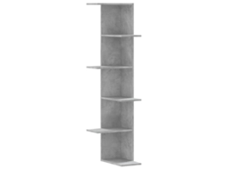 Wall Corner Shelf, Wall Corner Shelves Vidaxl Cinzeto Madeira Processada (n/a)